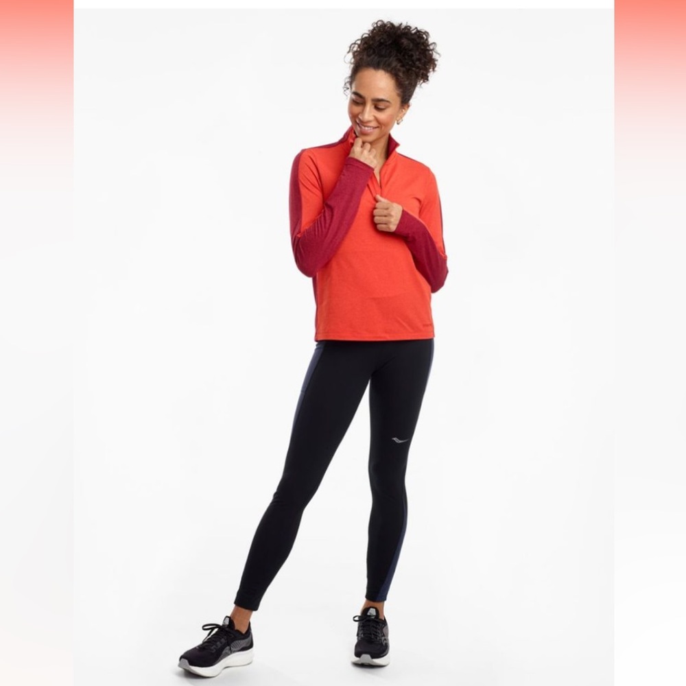 Women's Saucony Sunday 1/4 Zip Long Sleeve